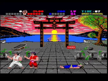 International Karate + (EU) screen shot game playing